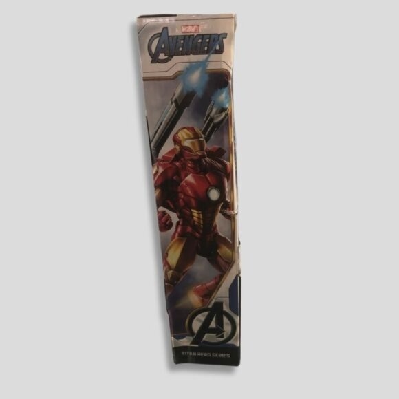 NIB Hasbro Marvel Avengers Titan Hero Iron Man Action Figure Blast Gear Red/Gold - Picture 3 of 13